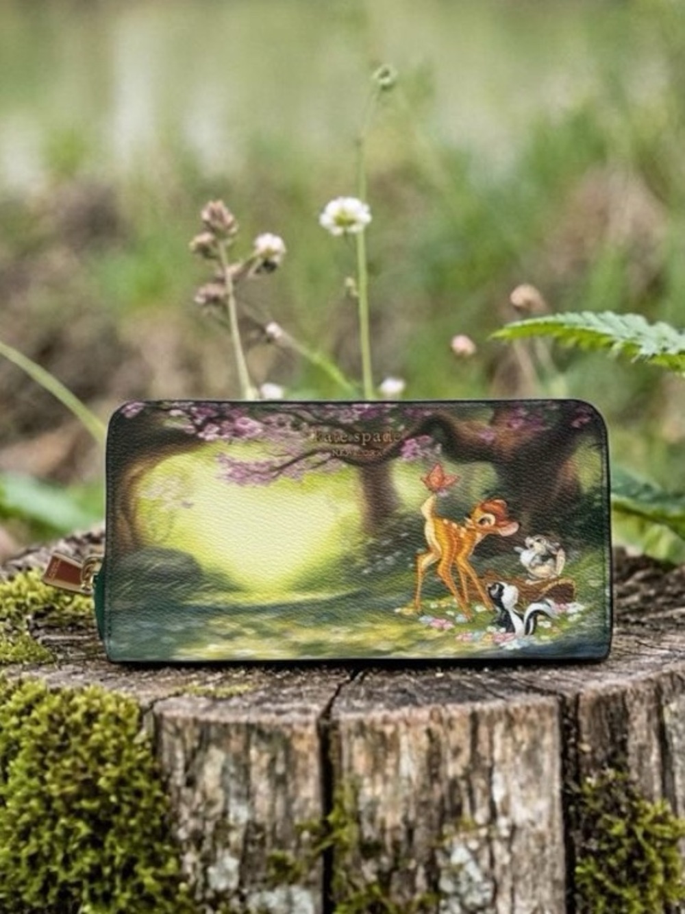 Disney x Kate Spade New York Bambi thumper Continental zip wallet novelty - Picture 4 of 10